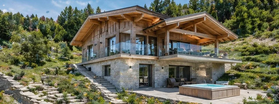 LA TZOUMAZ - Chalet de prestige Myosotis avec vue dégagée