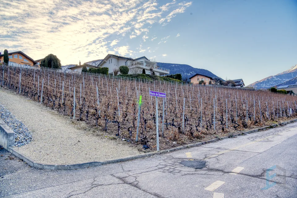 EXCLUSIVITE Splendide terrain à bâtir de 804m² à Miège (Noble-Contrée) – photo 7 sur 8