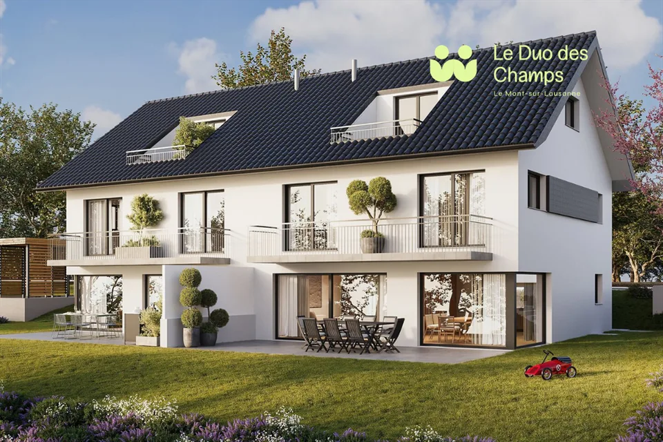 Le Duo des Champs - Geräumiges, helles und funktionales Reihenhaus mit 5,5 Zimmern