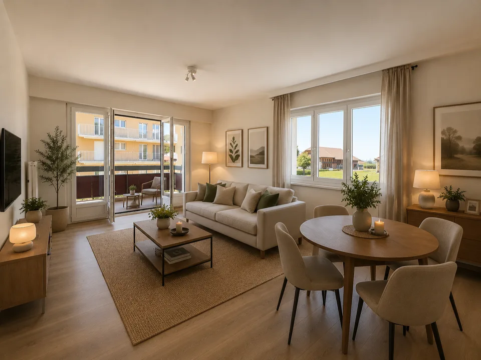 Charmant appartement de 3,5 pièces de 83m2 à Vuisternens-en-Ogoz