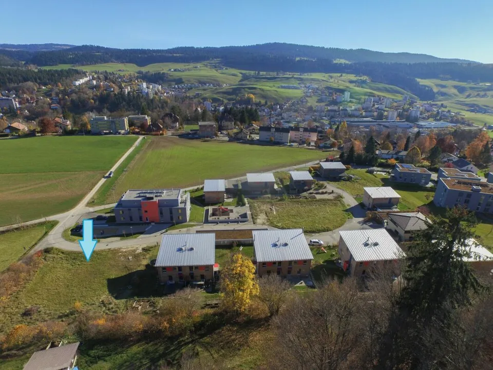 Zwei Minergie-Reihenvillen zur Errichtung