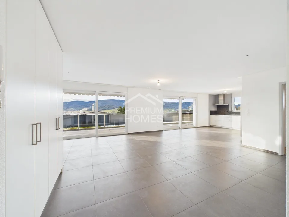 Penthouse avec vue imprenable sur Delémont et les montagnes