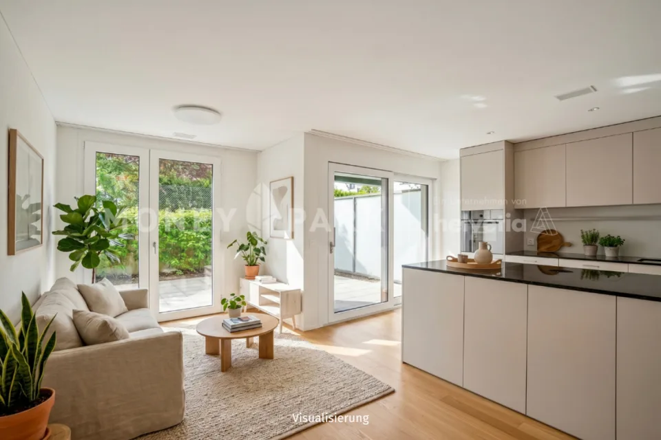 Modernes Wohnerlebnis auf zwei Ebenen - Maisonette mit Charme & Sitzplatz