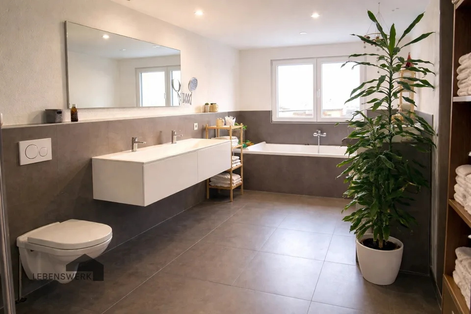 Zum Tausch: Moderne 5.5-Zimmer-Dachmaisonette im Herzen von Tägerwil