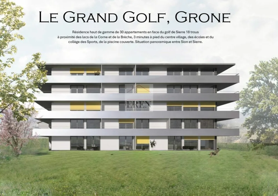 Appartement 3,5 pièces sud-est en rez de chaussée à Grône – photo 12 sur 15