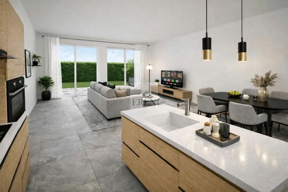 Appartement 3,5 pièces sud-est en rez de chaussée à Grône