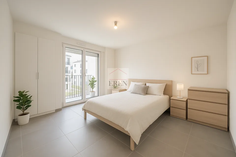Appartement 3,5 pièces sud-est en rez de chaussée à Grône