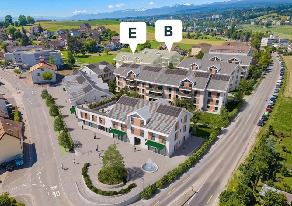 Bourg di Denges - Serenità e verde a due passi dalle comodità della stazione e dell'EPFL