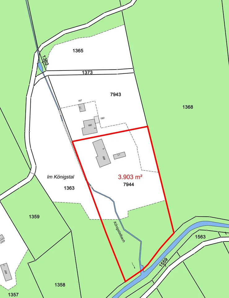 JOYAU DE LA NATURE : 3'903 m² de prairie avec 1 maison approuvée & petit étable pour animaux, 100% autonome, clairière naturelle de bois – photo 7 sur 29