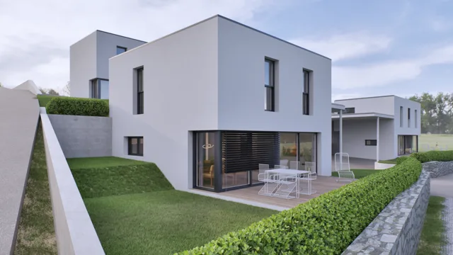 Neues Projekt unabhängiger Einfamilienhäuser mit Panoramablick