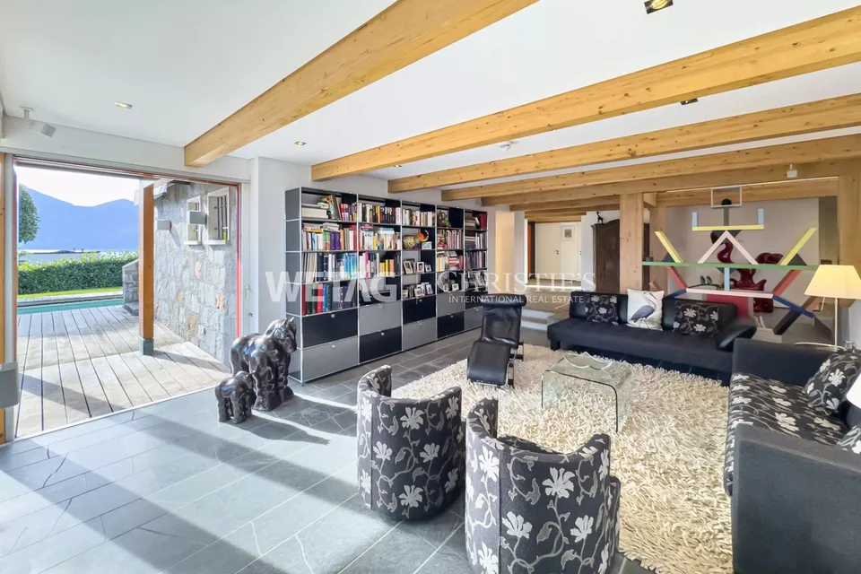 Exklusive, zeitgenössische Villa in privilegierter Lage mit herrlichem Seeblick in Ascona zu verkaufen – Foto 6 von 13