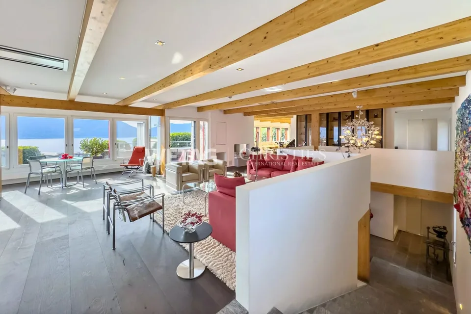 Villa esclusiva e contemporanea in posizione privilegiata con vista meravigliosa sul lago ad Ascona in vendita