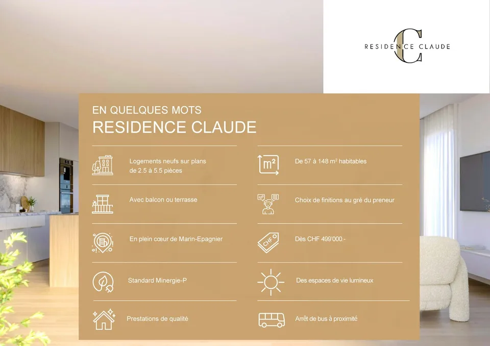 Nouveau projet - Appartement de 4.5 pièces - Standard Minergie-P