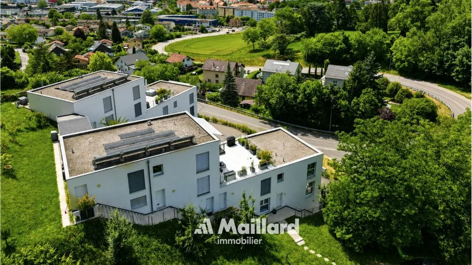 4,5 locali con terrazza 60 m² & giardino - Yverdon