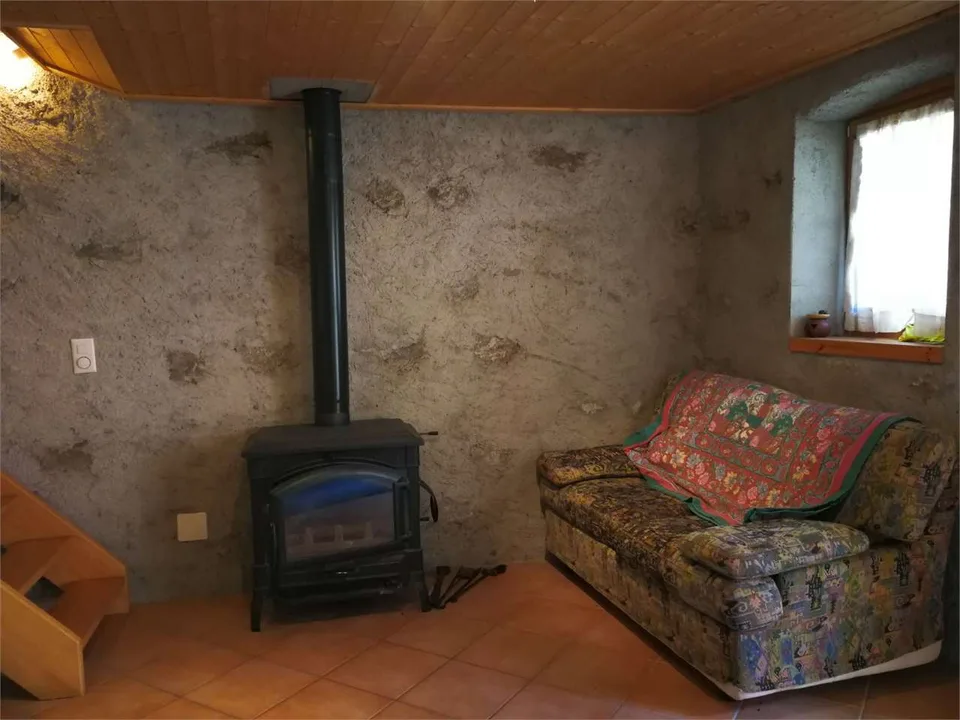 Typical Ticino house with grotto and attic in the heart of Campo Blenio