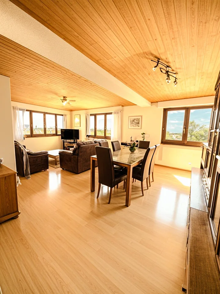 Haus des Hausherrn in Yvorne – Renteneinheit 8.5 Zimmer mit Blick auf die Berge
