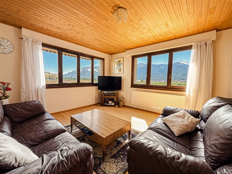 Haus des Hausherrn in Yvorne – Renteneinheit 8.5 Zimmer mit Blick auf die Berge