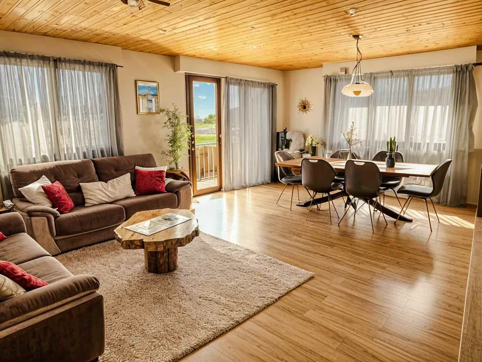 Haus des Hausherrn in Yvorne – Renteneinheit 8.5 Zimmer mit Blick auf die Berge