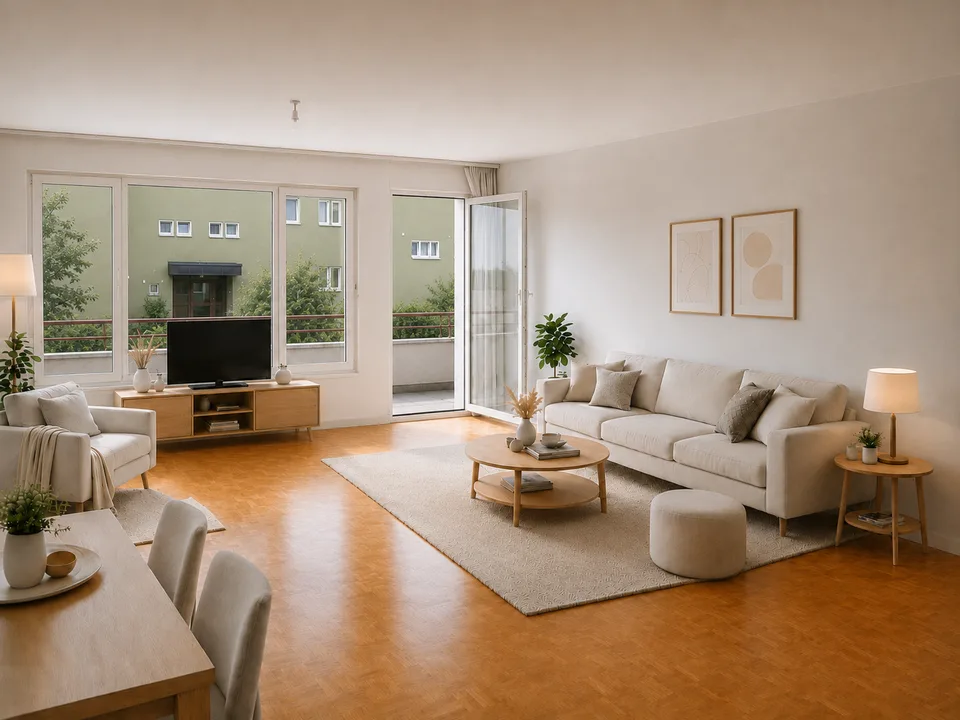 Helle grosszügige 3.5 Zimmerwohnung an ruhiger Lage