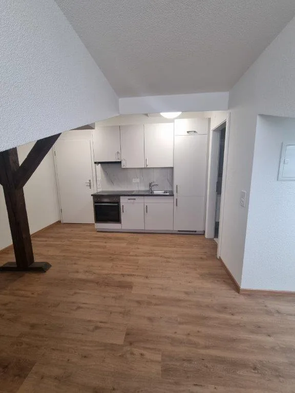 Charmant appartement sous les toits de 1 pièce à Bévilard