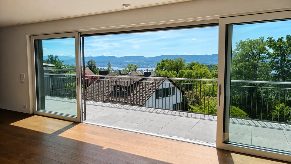 Befristet auf 3 Jahre - Exklusive Maisonette-Wohnung mit traumhafter Seesicht in Zürich-Witikon – Foto 7 von 15