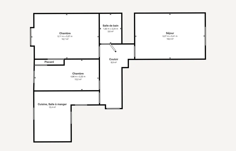 Appartamento a 2 camere confortevole con balcone nel centro di Ginevra – Rue de Lausanne 83! – foto 7 di 7