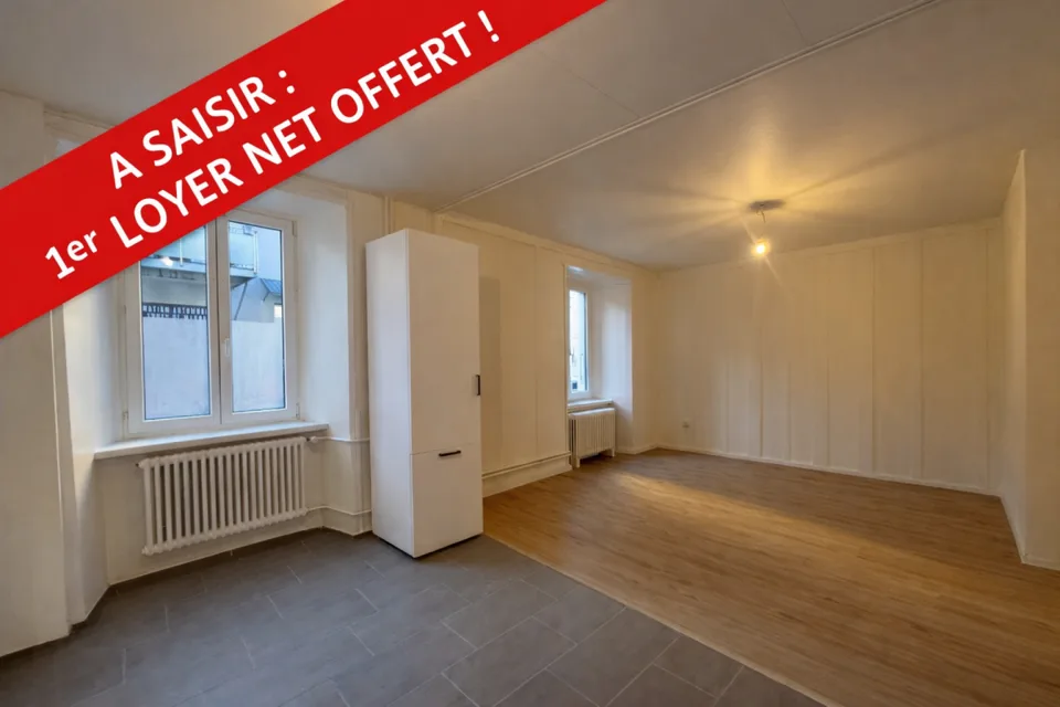 Rénové! 1er LOYER net OFFERT !