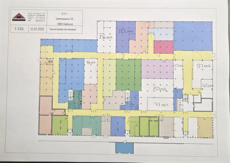 Lagerflächen zur Miete - Größen von 45 m2 bis 157 m² - Industriezone