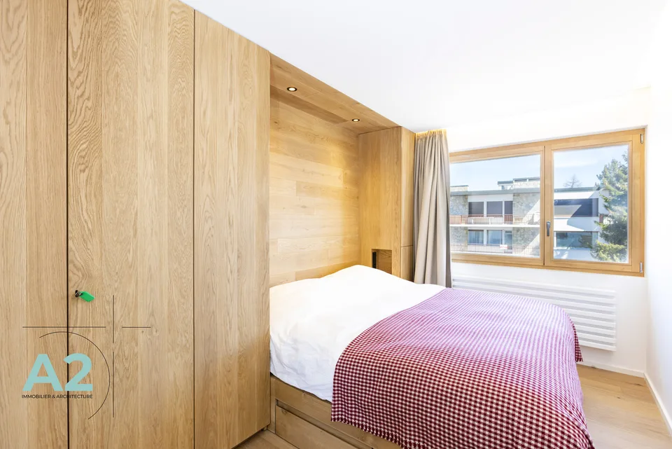 Appartement d'exception au centre de Crans-Montana, vue panoramique – Foto 13 von 13