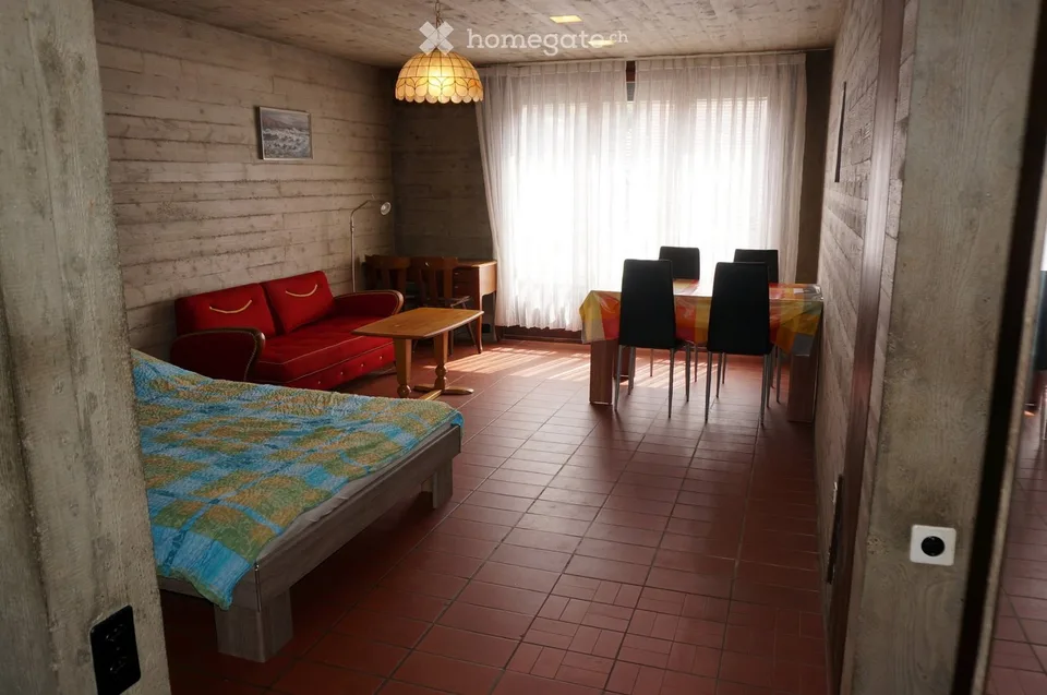 Grand studio meublé et équipé au Locle