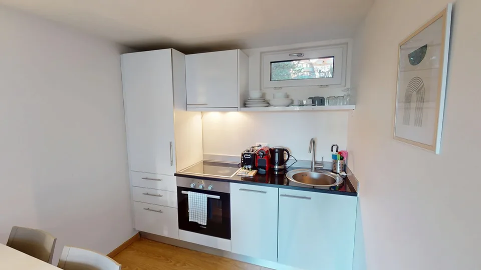 Rooftop Views & Central Location: 1-Bedroom Apartment in Lausanne