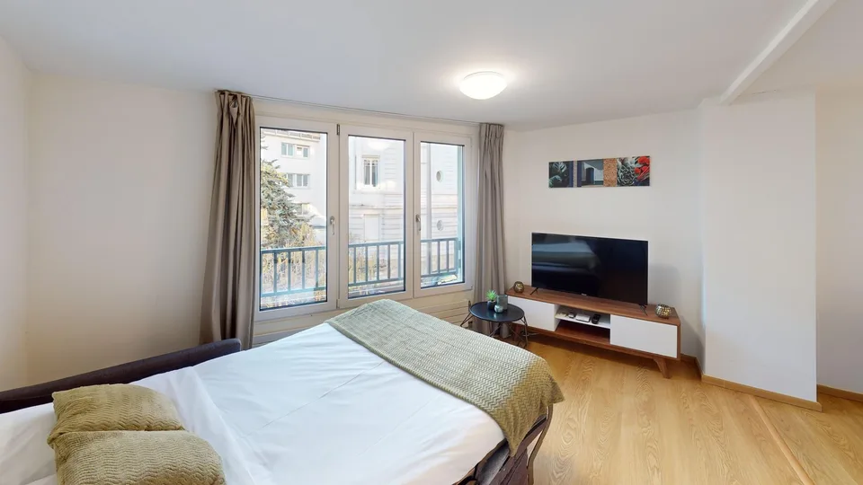 Rooftop Views & Central Location: 1-Bedroom Apartment in Lausanne – Foto 18 von 20