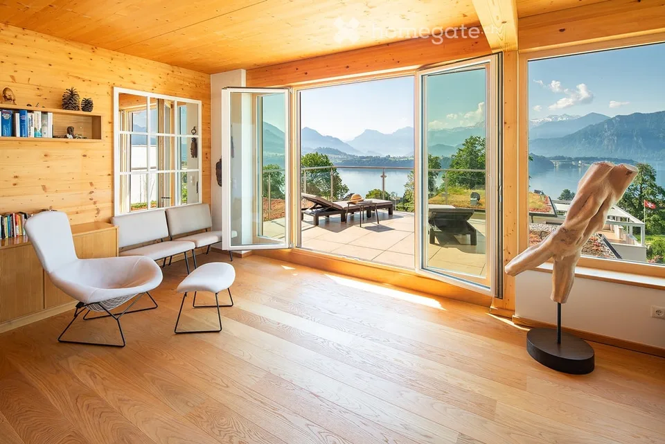 Exklusives Architektenhaus mit unvergleichlicher See- und Bergsicht