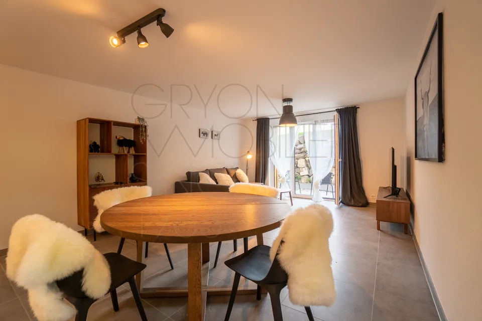 Appartement neuf meublé 2 pièces avec parking couvert
