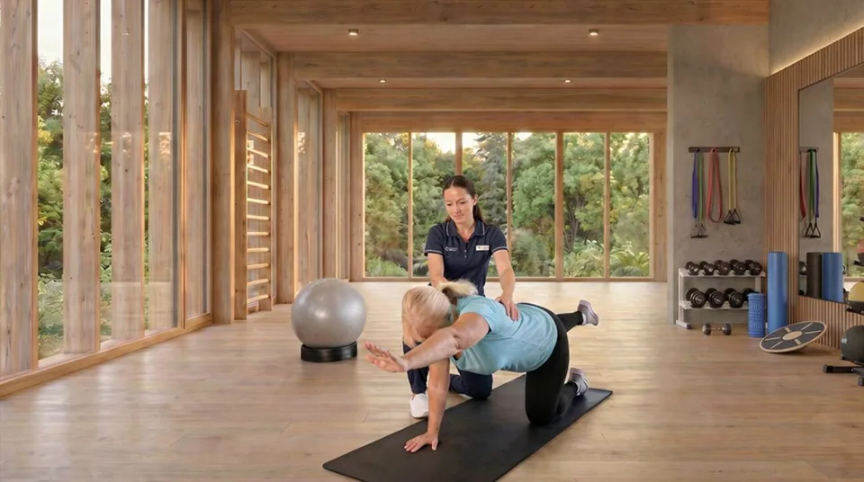 Commercial space for wellbeing and spa