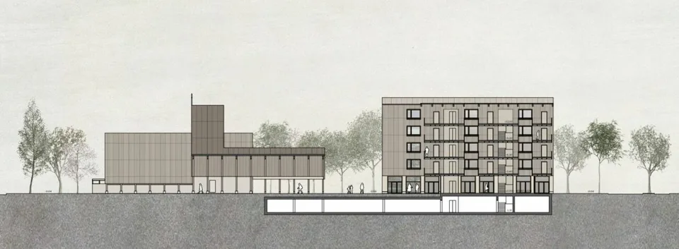 Terreno edificabile di circa 2'280 m2 da affittare in diritto di superficie con un progetto pilota