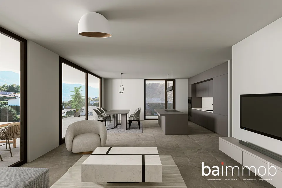 Meraviglioso appartamento di 5,5 locali nuovo a Crans-Montana