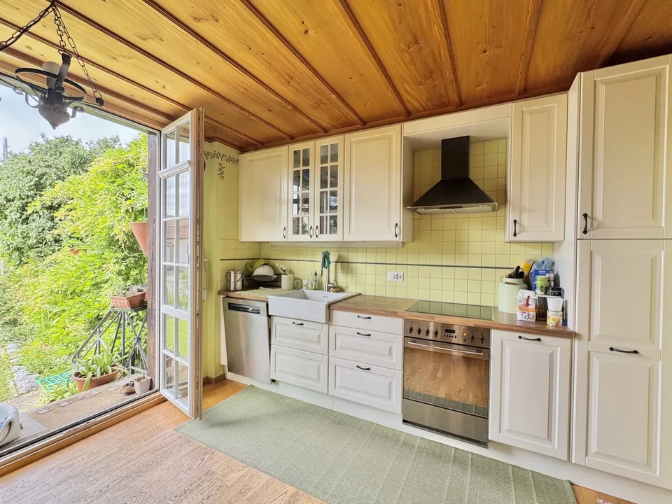 Jolie maison Riegelhaus avec jardin