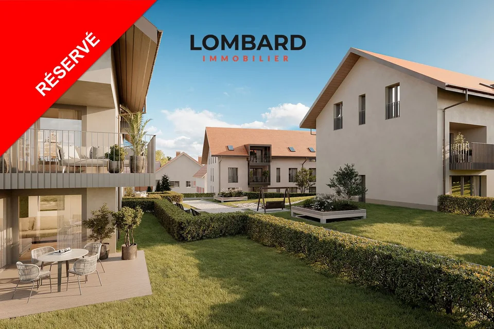 ***RÉSERVÉ*** Appartement neuf de 3.5 pièces au 1er étage