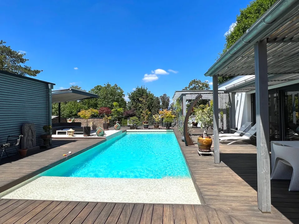 Repräsentatives Anwesen am Rebberg von Mulhouse mit Swimmingpool, Zen Garten u. v. m. – Foto 6 von 14