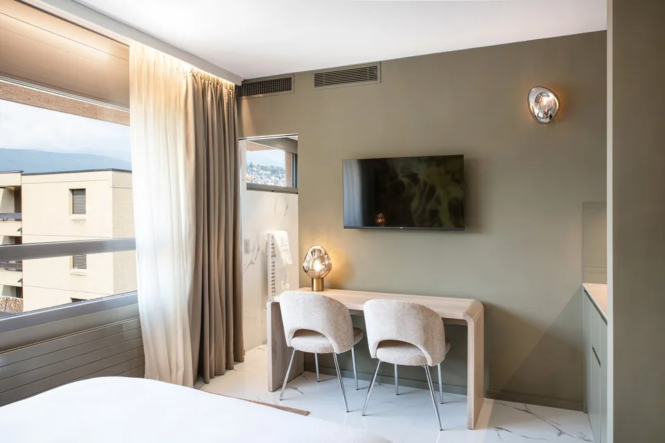 Studio Mini, Kochnische - Serviced Apartment mit wöchentlicher Reinigung inklusive