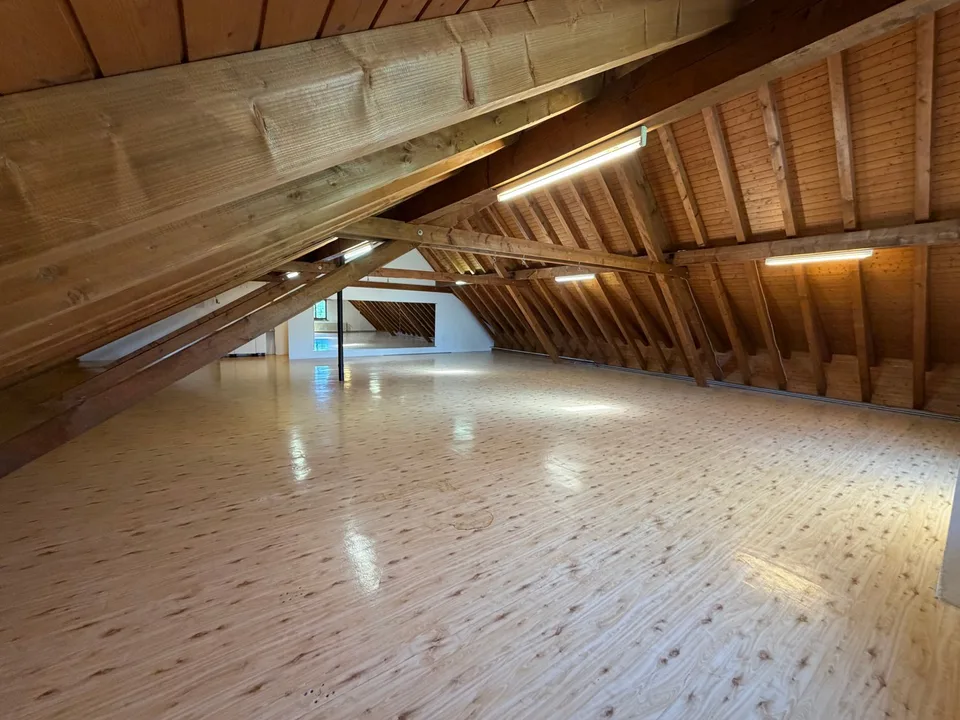 Ampio spazio di atelier e commerciale al piano mansardato
