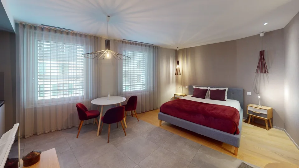 Zimmer mit Charme und Möbeln in der Nähe des Genfer Sees (Cornavin-Viertel)