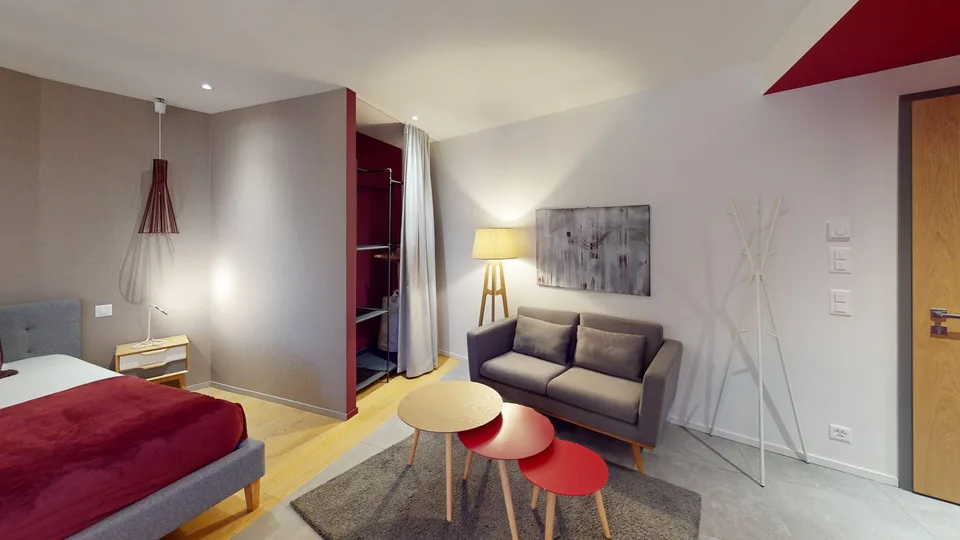 Zimmer mit Charme und Möbeln in der Nähe des Genfer Sees (Cornavin-Viertel)