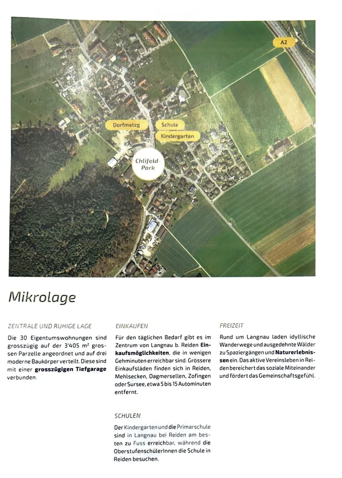 Appartement moderne 3.5 pièces, première occupation à Langnau bei Reiden