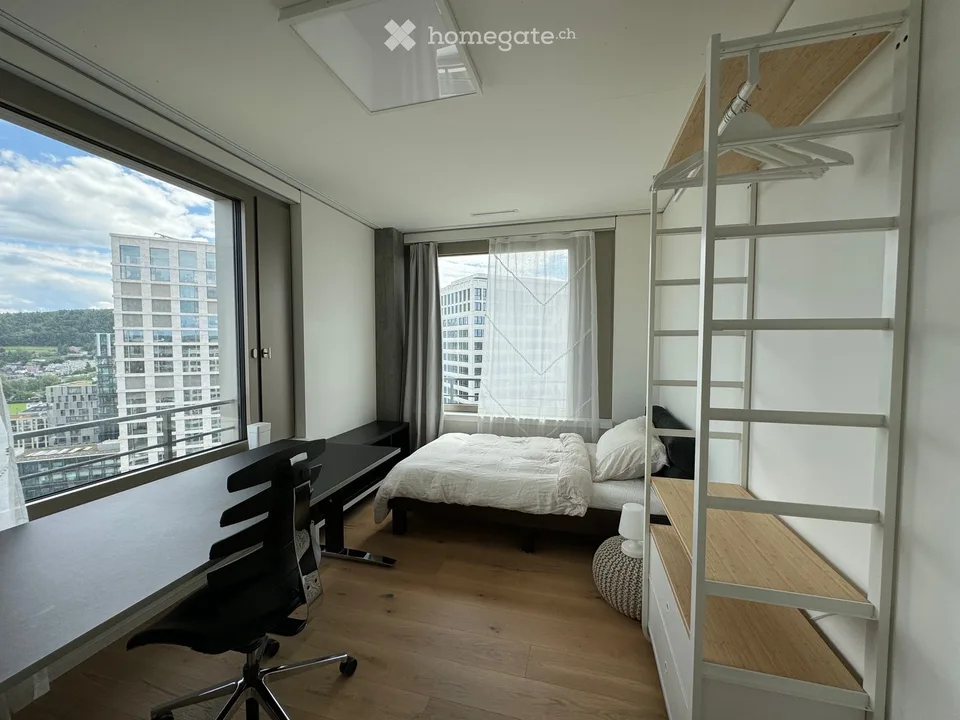 Moderne 3.5-Zimmer-Wohnung inkl. Parkplatz in Oerlikon