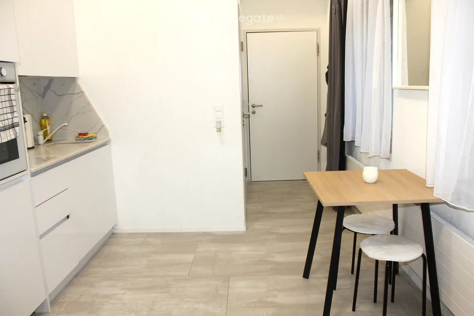 Studio moderno arredato di 1,5 locali incl. NK