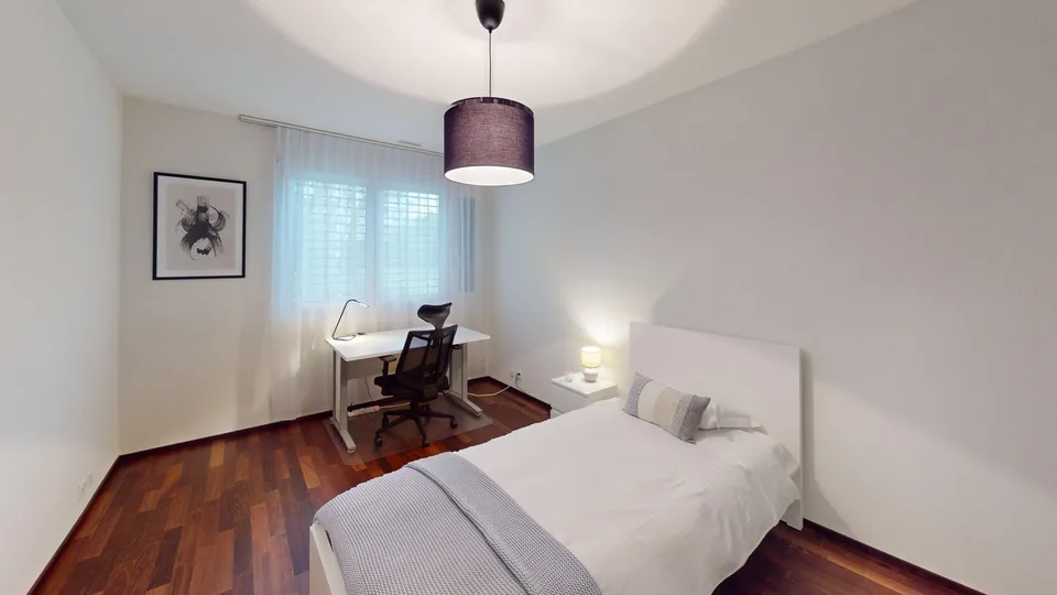 Elegant 3-bed furnished apartment with balcony in Morges – photo 9 sur 12