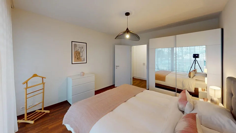 Elegant 3-bed furnished apartment with balcony in Morges – photo 8 sur 12