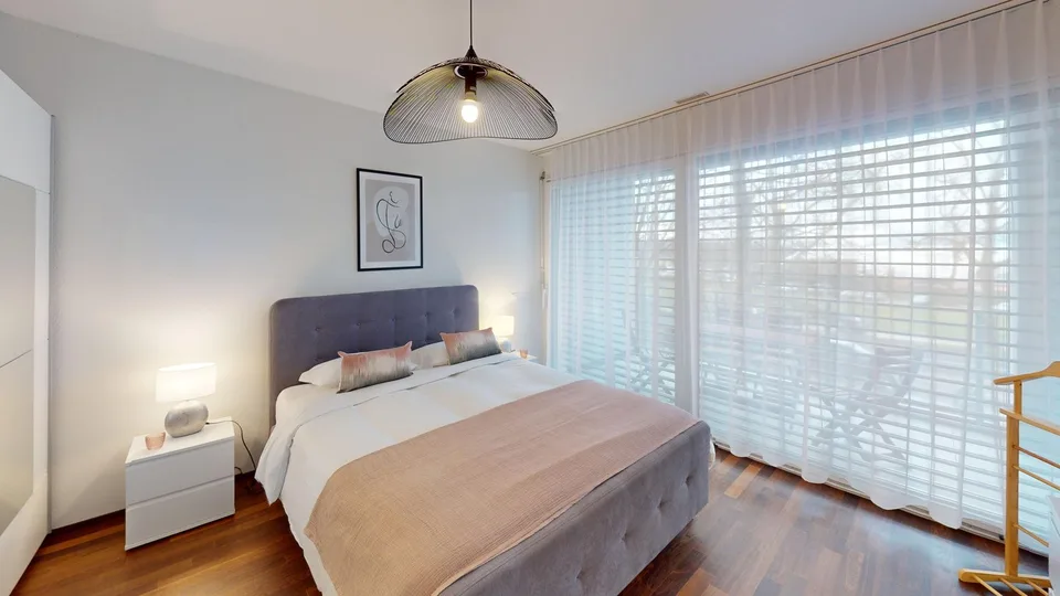Elegant 3-bed furnished apartment with balcony in Morges – photo 7 sur 12